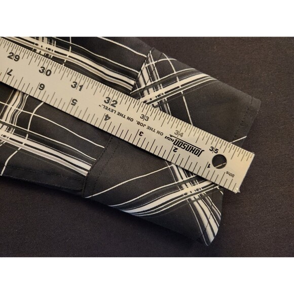 Vtg Flying Hoss‎ Ranch Wear Pearl Snap Shirt Western Guitar Skater Plaid XL XXL - Picture 16 of 16